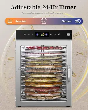 Food Dehydrator-Rotating 16 Trays Food Drier