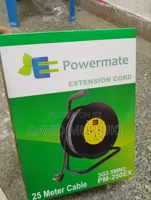 POWERMATE 25M 1.5mm Heavy-Duty Extension Reel