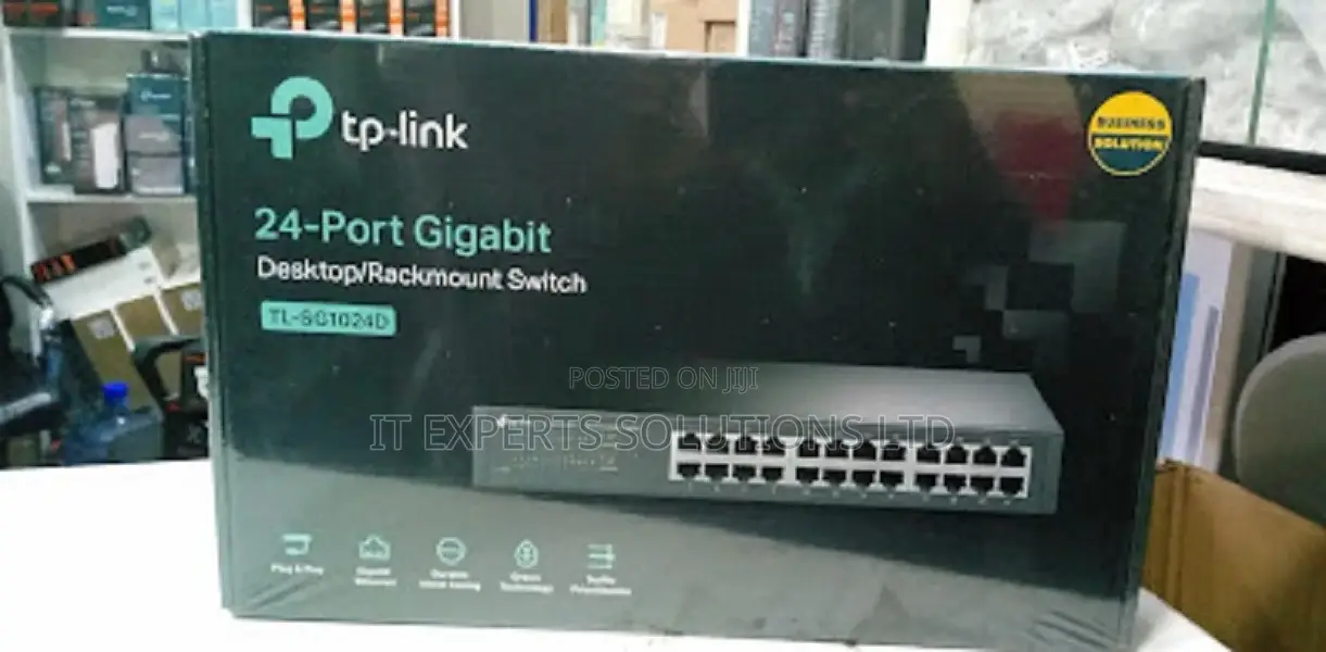 TP-Link 24-Port Gigabit Rackmount Switch TL-SG1024D