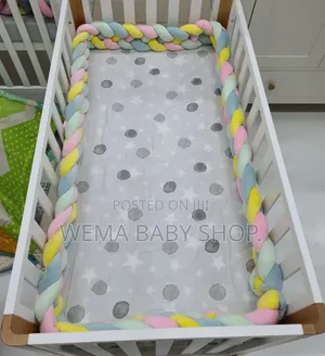 Braided Baby Cot/Crib Bumpers.