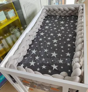 Braided Baby Cot/Crib Bumpers.