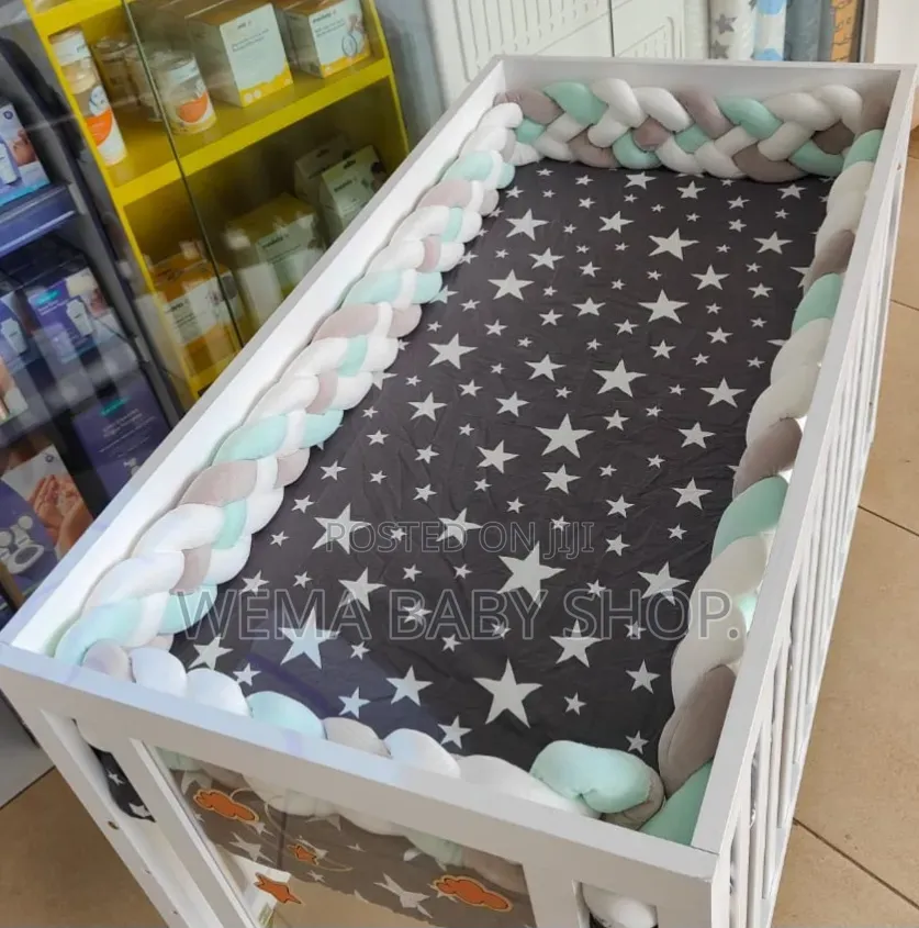 Braided Baby Cot/Crib Bumpers.