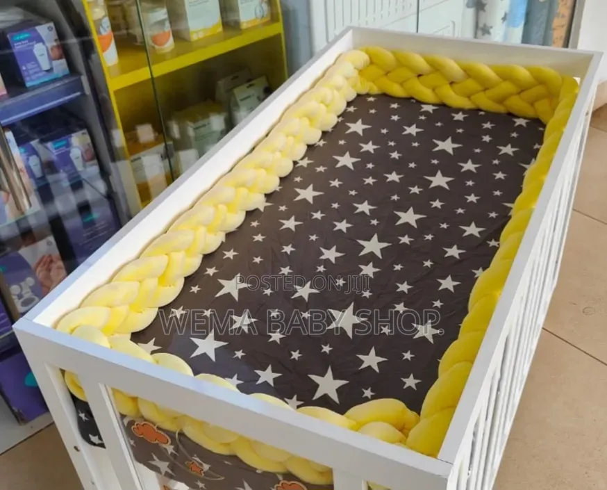 Braided Baby Cot/Crib Bumpers.