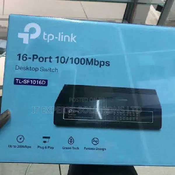 TP Link TL-SF1016D 16-Port 10/100Mbps Desktop Switch