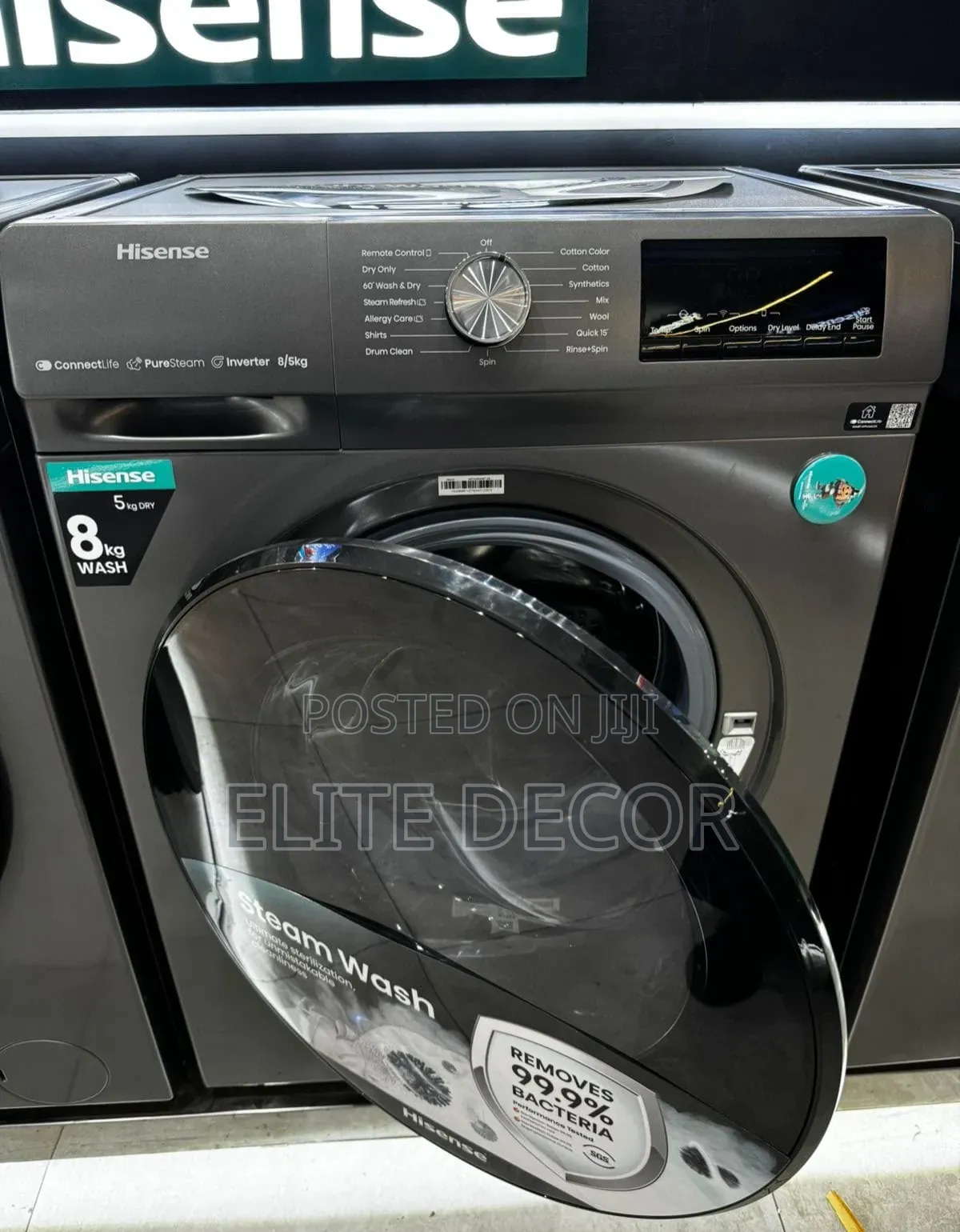 Hisense 8kg/5kg Fully Automatic Washer Dryer – Wash Dry