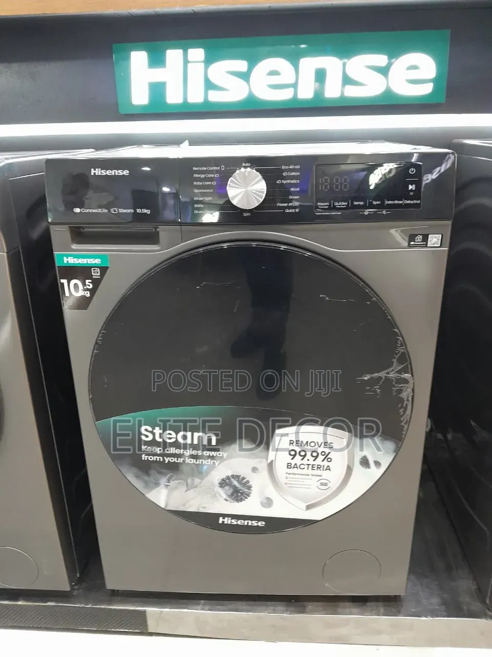 Hisense 10.5kg Washing Machine – Wash Spin | Fully Automatic