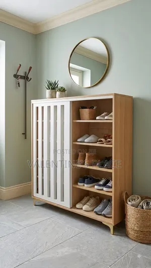 Modern Wooden Shoe Rack – Stylish Storage, Built for Everyday Use 