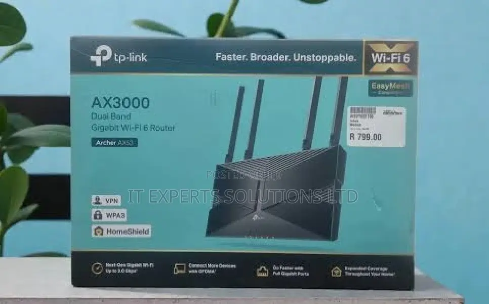 Tl-Archer Ax53 TP-Link Ax3000 Wireless Wi-Fi 6 Router