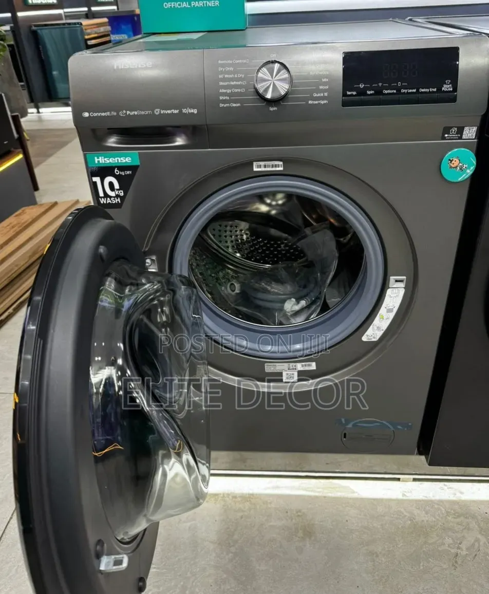 Hisense 10.5kg/6kg Washing Machine Wash and Dry Full Automatic