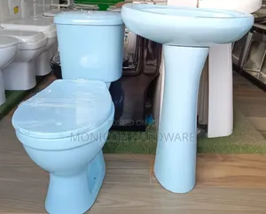 Toilet Set Blue in Color