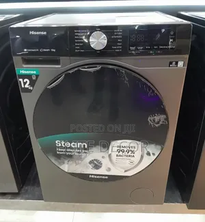 Hisense 12kg Front Load Washing Machine – Fully Automatic Wash Spin