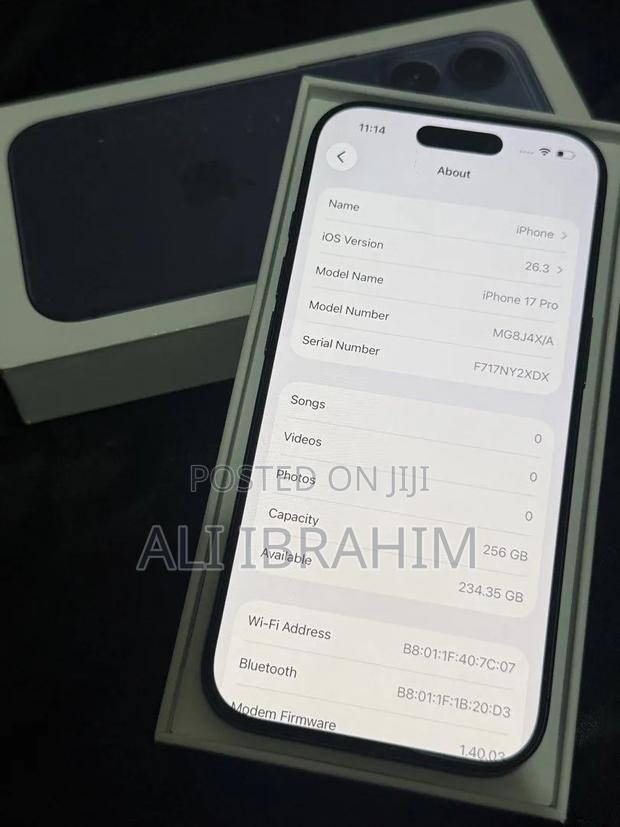 Apple iPhone 17 Pro 256 GB Blue