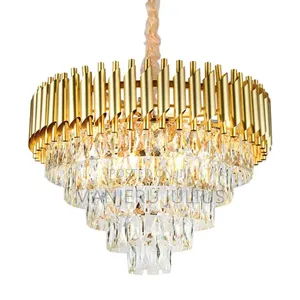 500mm Golden Crystal Chandelier