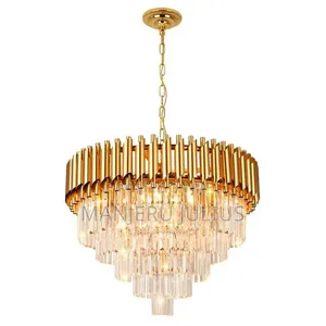 500mm Golden Crystal Chandelier