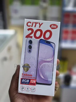 New Itel City 200 128 GB Black