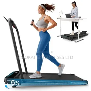 MERACH T19 Incline Foldable Walking Pad With Handle Bar, 2.5HP