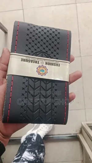 Black Faux Leather Hand Sewn Steering Wheel Cover in Different Design