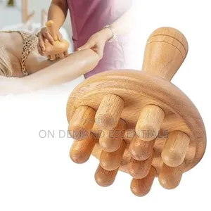 *Wooden Therapy Massage Tools Wooden Mushroom Massager