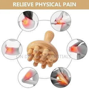 *Wooden Therapy Massage Tools Wooden Mushroom Massager