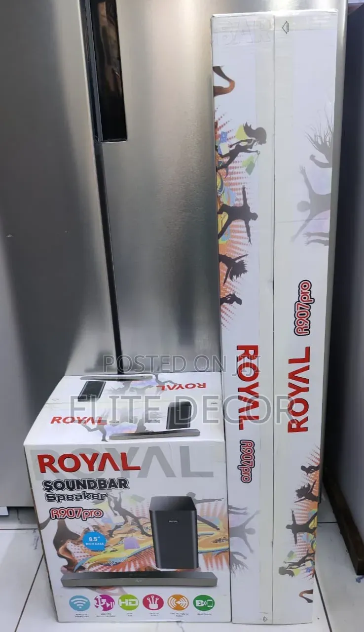 Royal 907 Pro Wireless Soundbar – Powerful Bluetooth Home Theatre