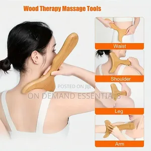 *Wooden Gua Sha Therapy Tools Wooden Lymphatic Drainage Massager