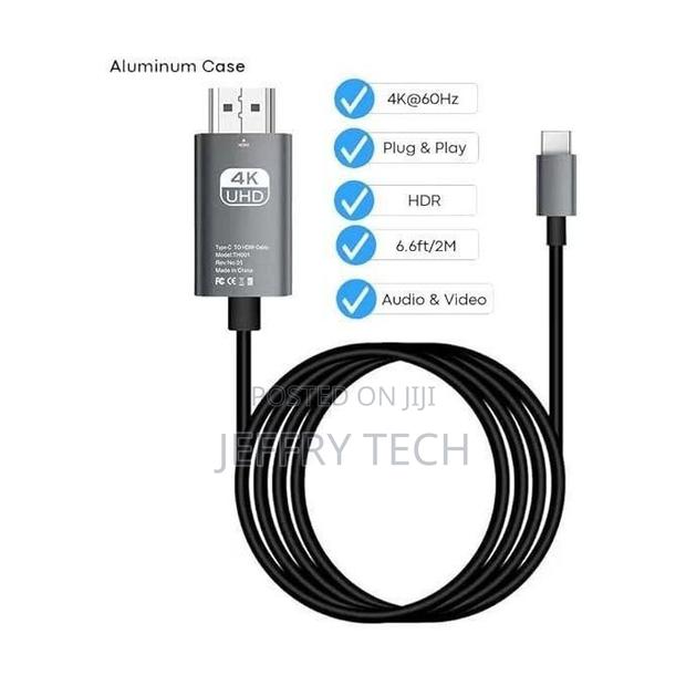 USB Type-C to HDMI 60Hz Adapter Cable -1.8 - thumbnail 2