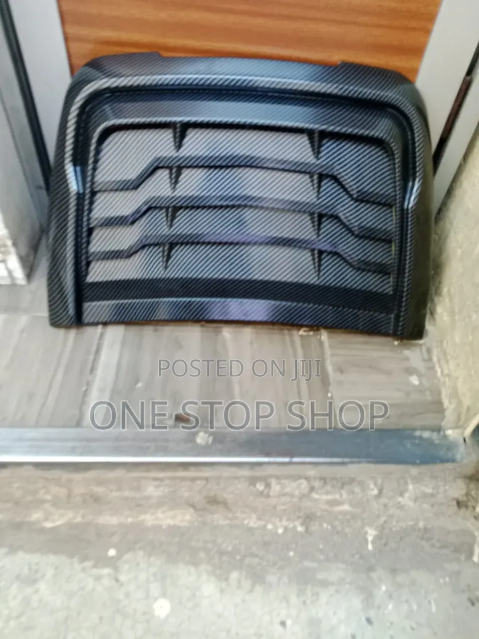 Carbon Fiber Pattern Universal Decorative Car Hood Scoop