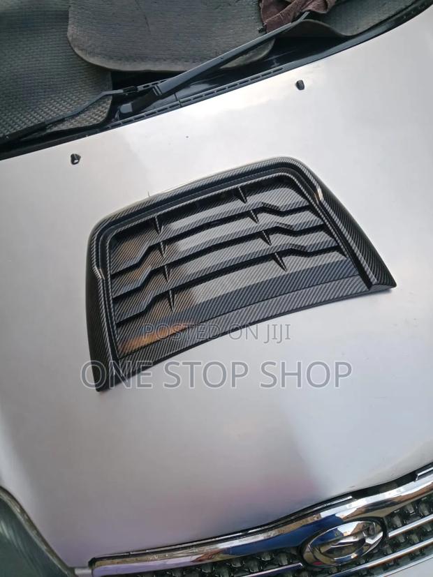 Carbon Fiber Pattern Universal Decorative Car Hood Scoop