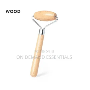 *Wooden Roller Face Massage Roller Body Eyes Neck Massager Tool
