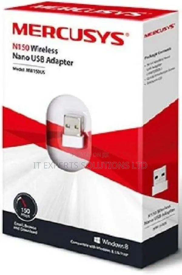 Mercusys MW150US N150 Wi-Fi 4 Nano USB Adapter