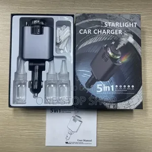 Car Smart Charger With Fragrance,starlight, Ambient Lighting 120w