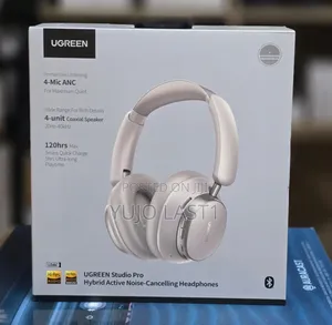 UGREEN Studio Pro Hybrid Active Noise-Cancelling Headphones Black