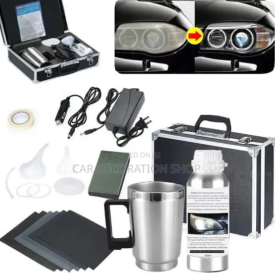 New Electric Headlight Cleaner Cup Restoration Kit