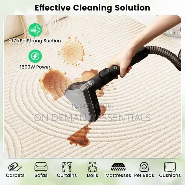 *Clean Smarter and Faster With1800W Winning Star Portable Spot Cleaner