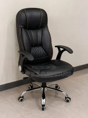 High Back Leather Ergonomic Swivel Computer Chair