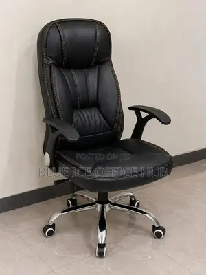 High Back Leather Ergonomic Swivel Computer Chair