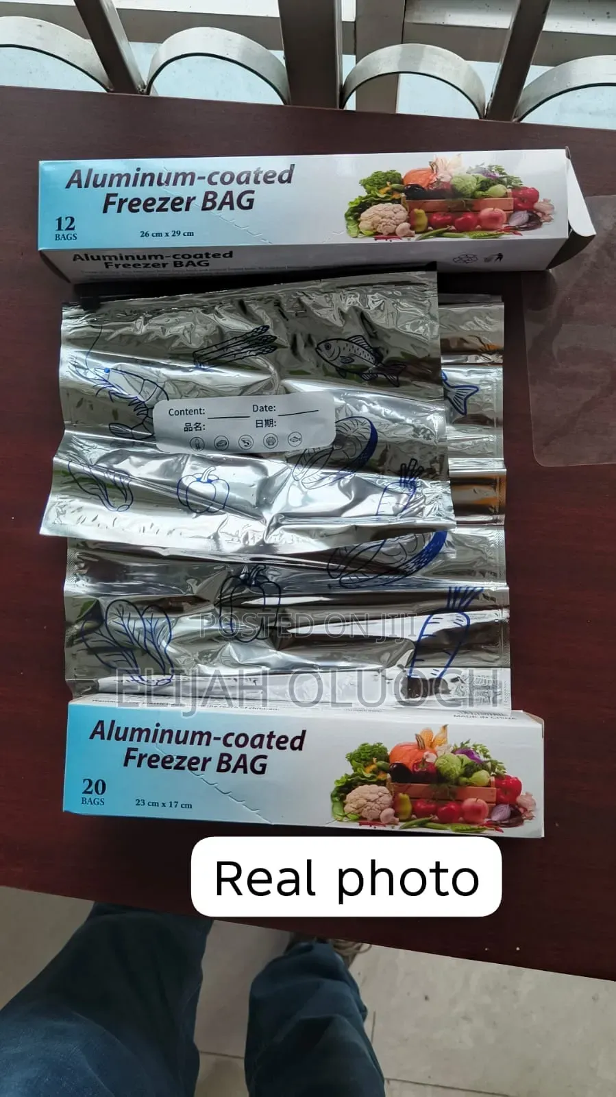 High Quality Reusable Aluminium Foil Zipper Bags