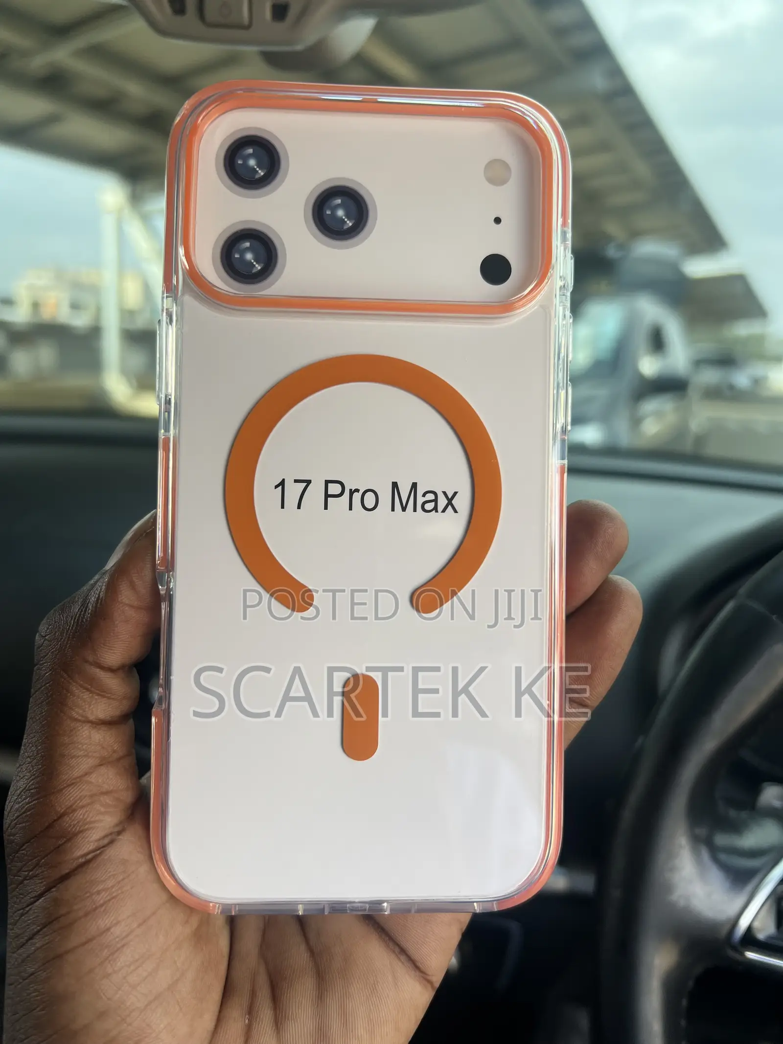 Transparent Clear Magnetic Safe iPhone 17-Pro Max Cover