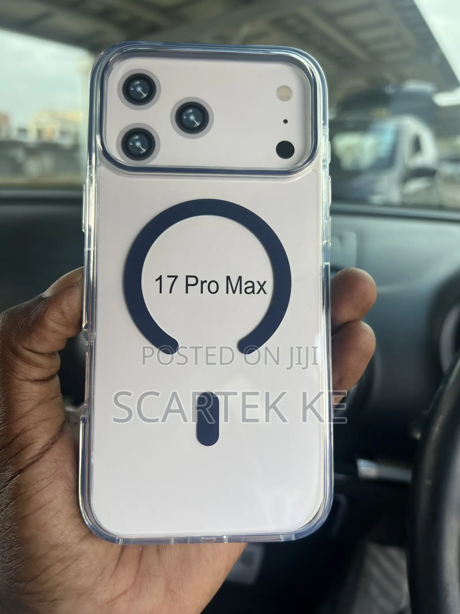 Transparent Clear Magnetic Safe iPhone 17-Pro Max Cover