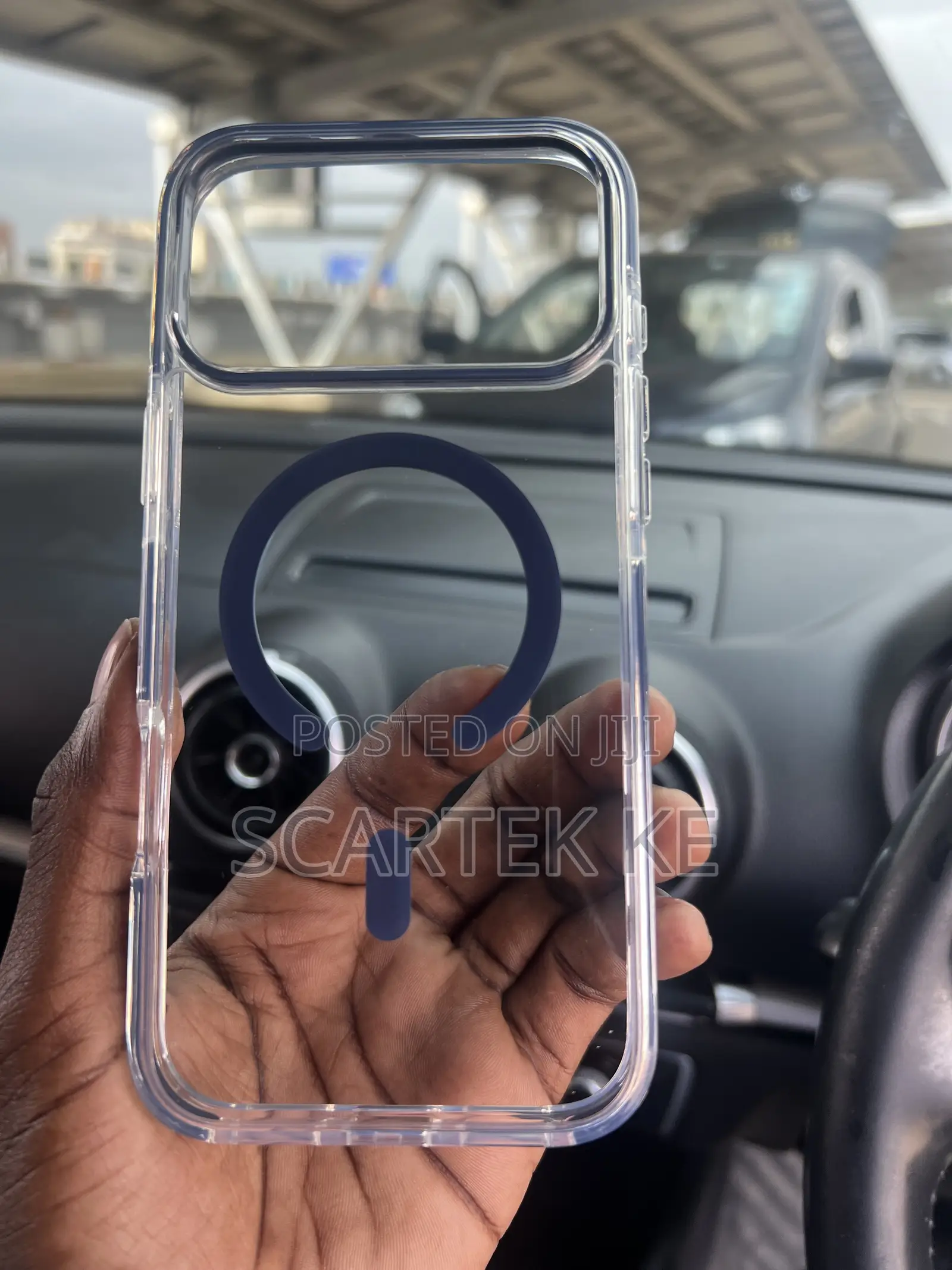 Transparent Clear Magnetic Safe iPhone 17-Pro Max Cover
