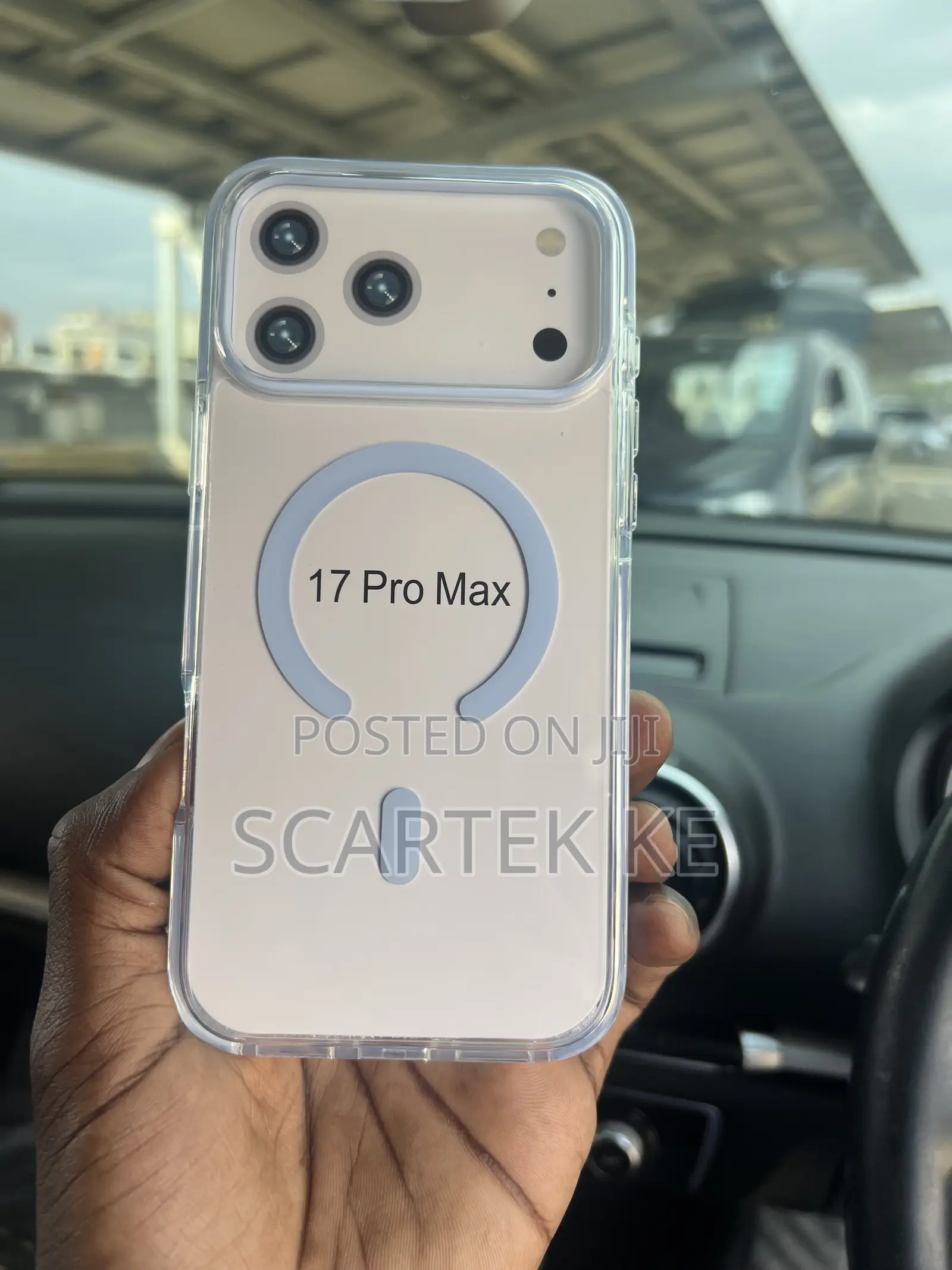 Transparent Clear Magnetic Safe iPhone 17-Pro Max Cover