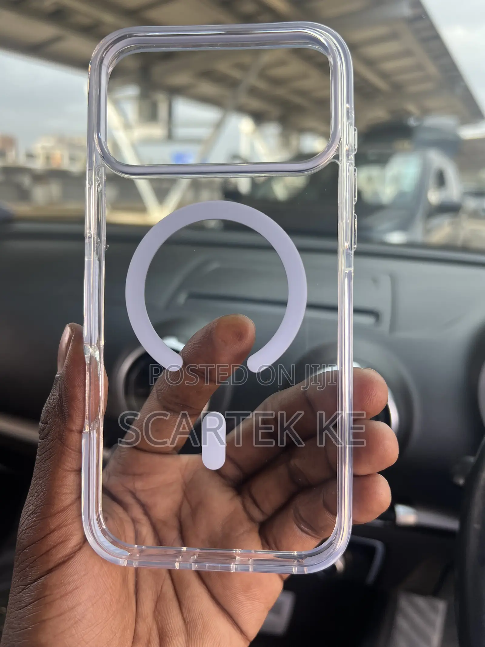 Transparent Clear Magnetic Safe iPhone 17-Pro Max Cover
