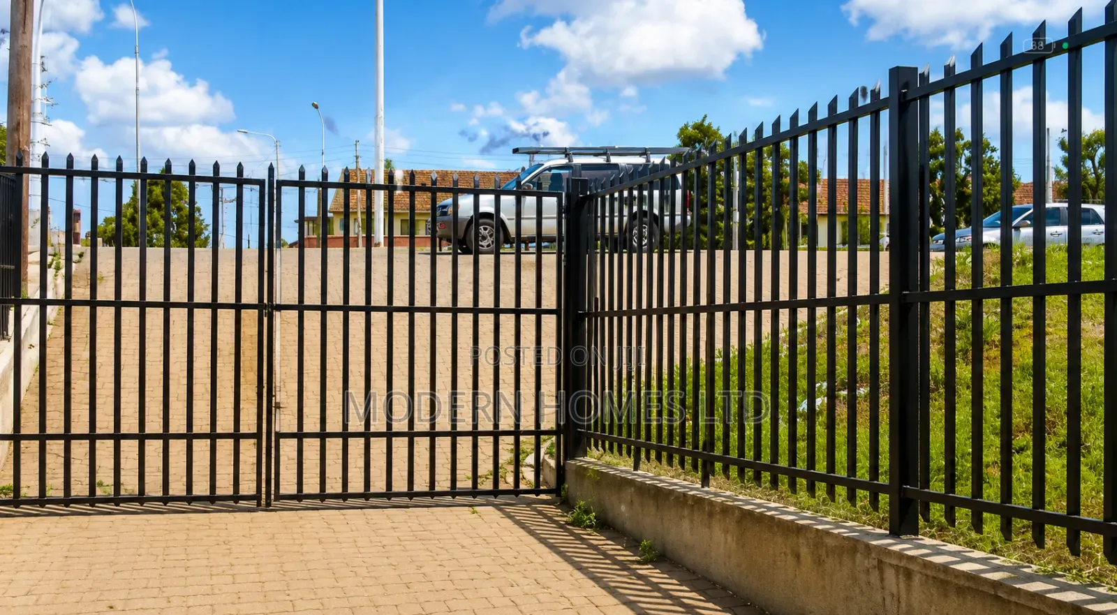 Heavy-Duty Steel Palisade Fence - Strong, Secure Durable