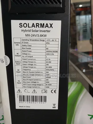 3KVA SolarMax 24V Hybrid Inverter