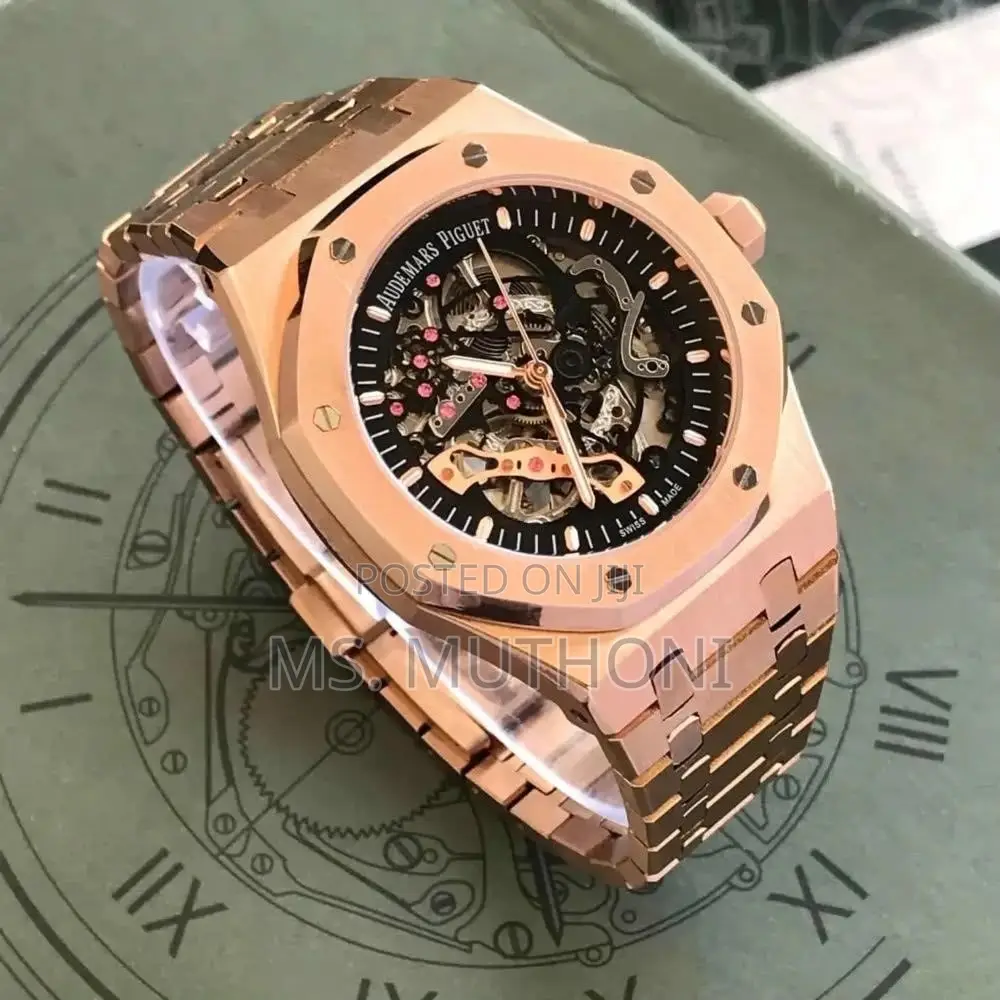 Rose Gold Audemars Piguet Royal Oak Double Balance Wheel Openworked,