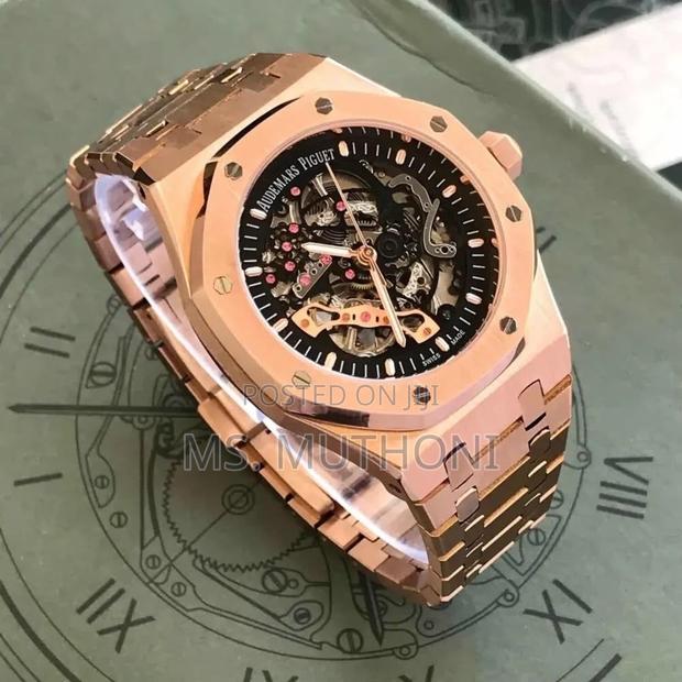 Rose Gold Audemars Piguet Royal Oak Double Balance Wheel Openworked,
