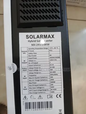 Hybrid Inverter 3kVA 24V Pure Sinewave