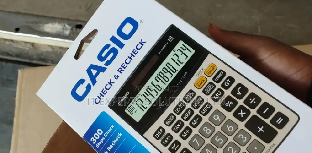 Casio Dj-240d Plus 14 Digits Calculator