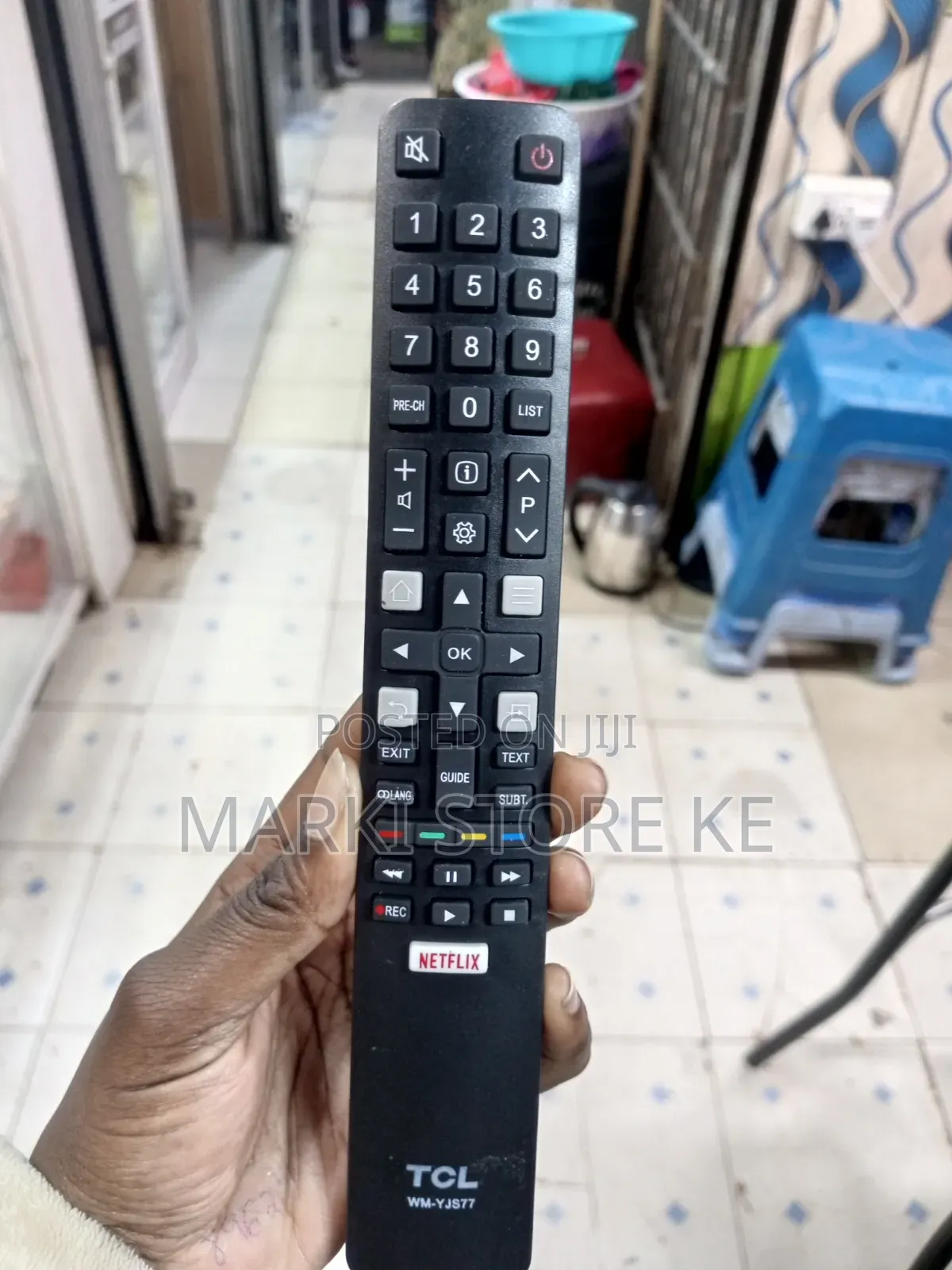 TCL Slim Long Smart TV Remote Model No: (WM-YJS77)