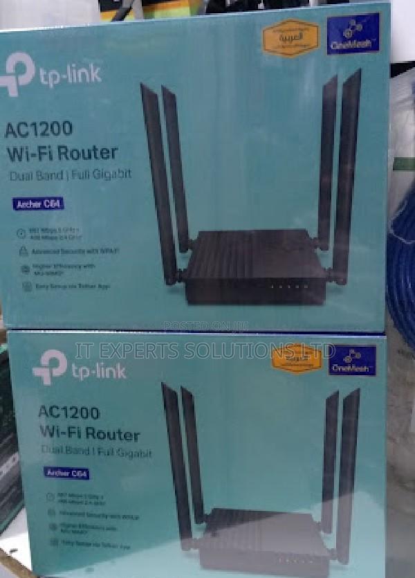 Tp Link Archer C64 Ac1200 Wi-Fi Router Full Gigabit